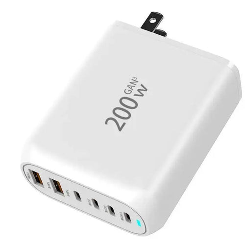 200W PD Charger for Mobile Phones and Electronics - Universal USB Wall Charger